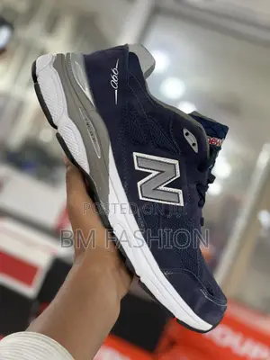 Photo - New Balance 990 Blue Black Sneakers