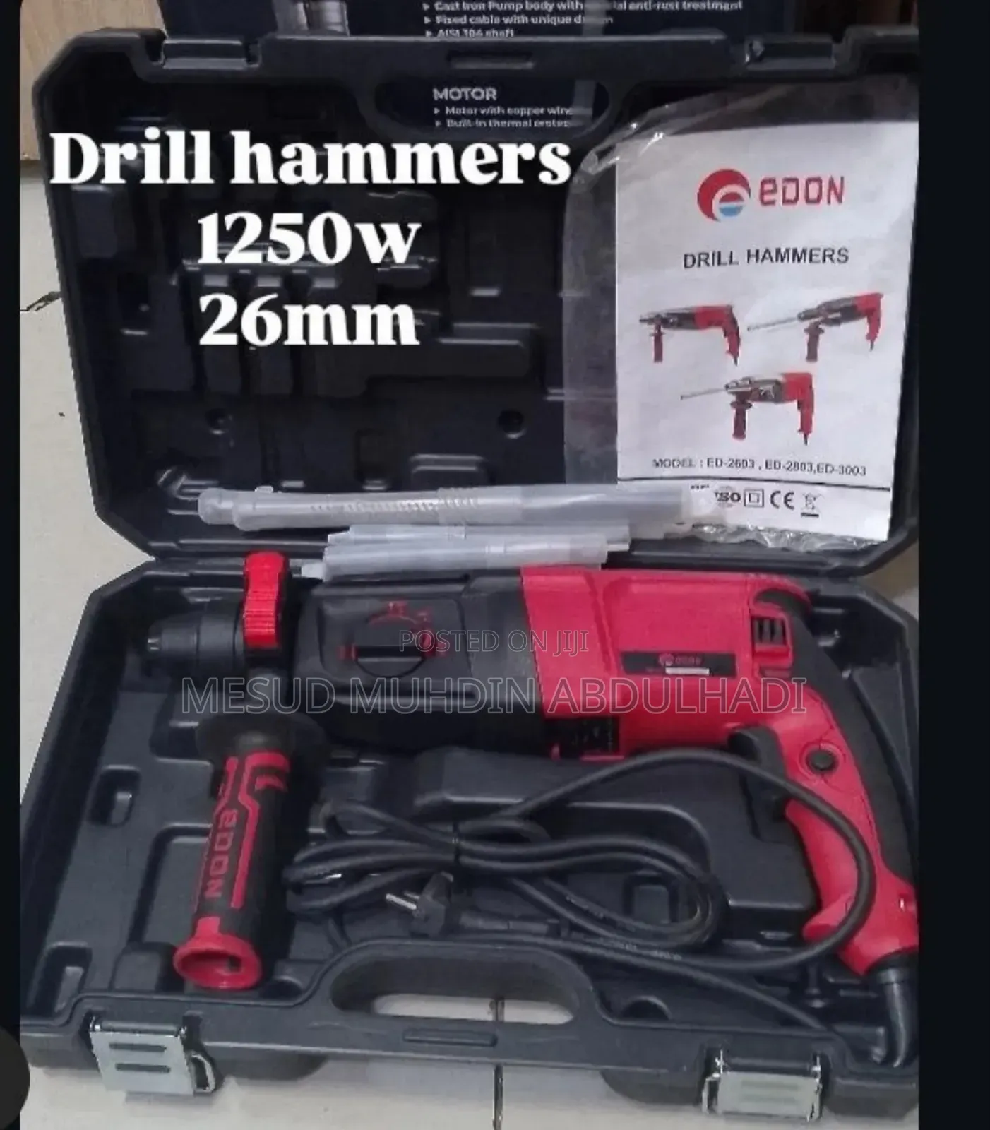 Edon Hammer Drill 1250w