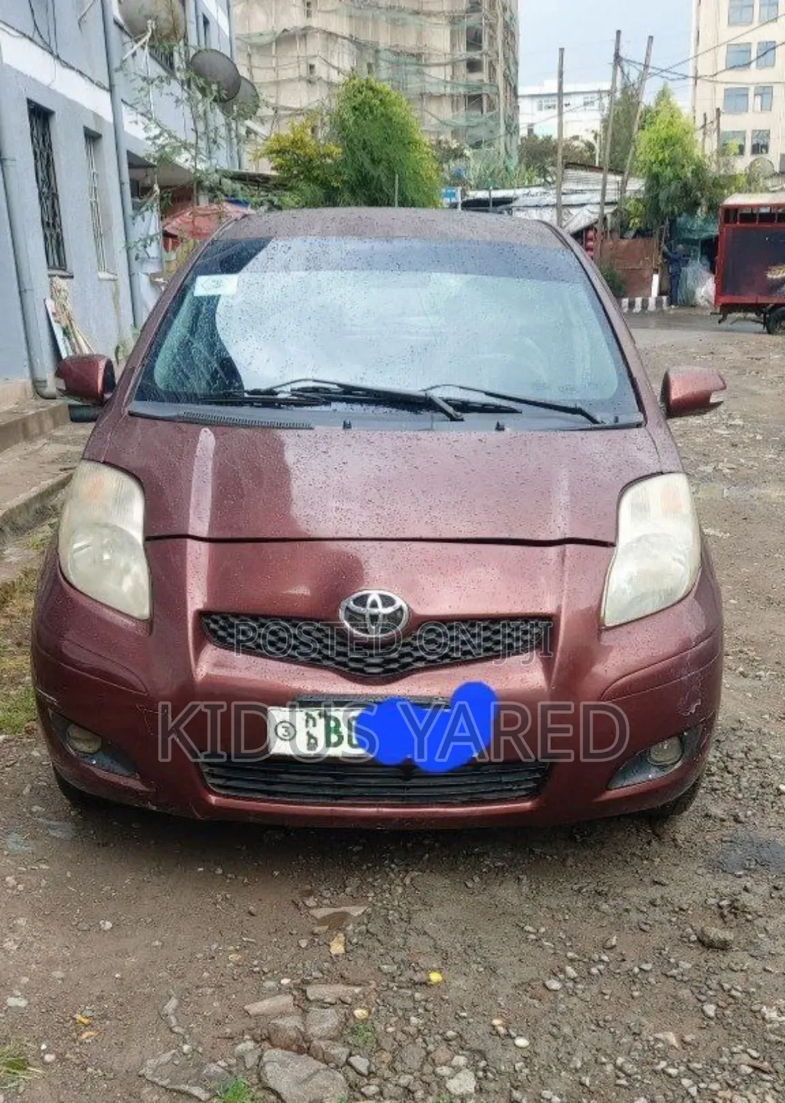Toyota Yaris 2010 Burgundy