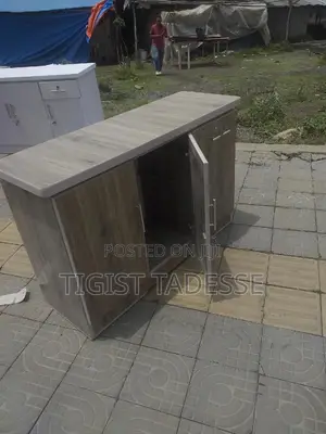 Kitchen Bufe Done By Laminated Mdf ላምኔት ብፌ 120cm *40cm