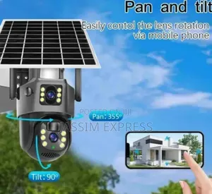 Photo - Advanced 5g Sim Card የሚቀበል Hd Solar-Powered Outdoor PTZ CCTV Camera
