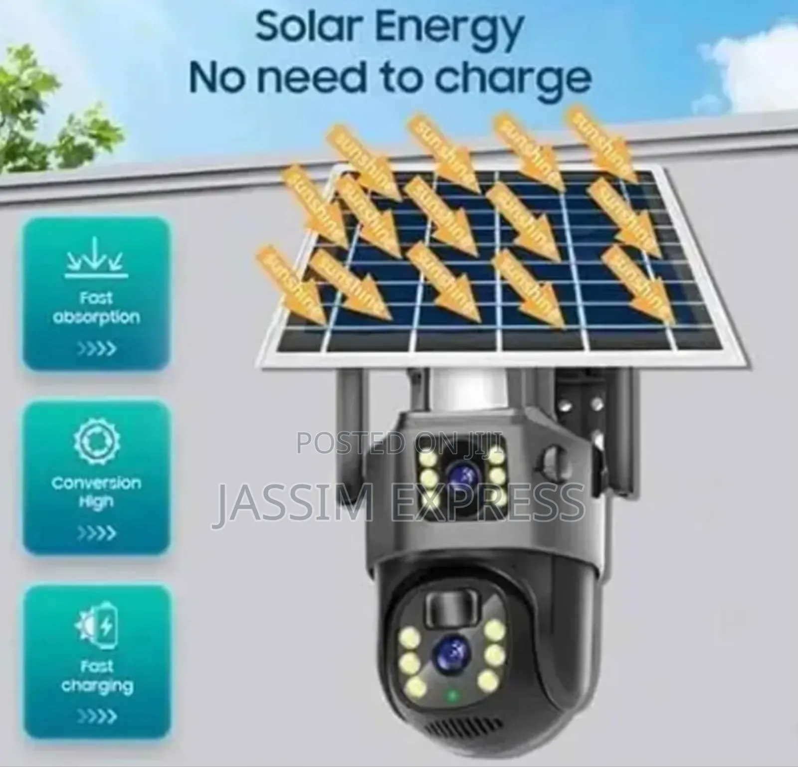 Advanced 5g Sim Card የሚቀበል Hd Solar-Powered Outdoor PTZ CCTV Camera