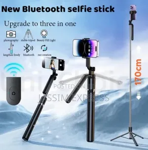 Selfie Stick Tripod 1.7m Adjustable Anti-Shake Stabilizer With Remote