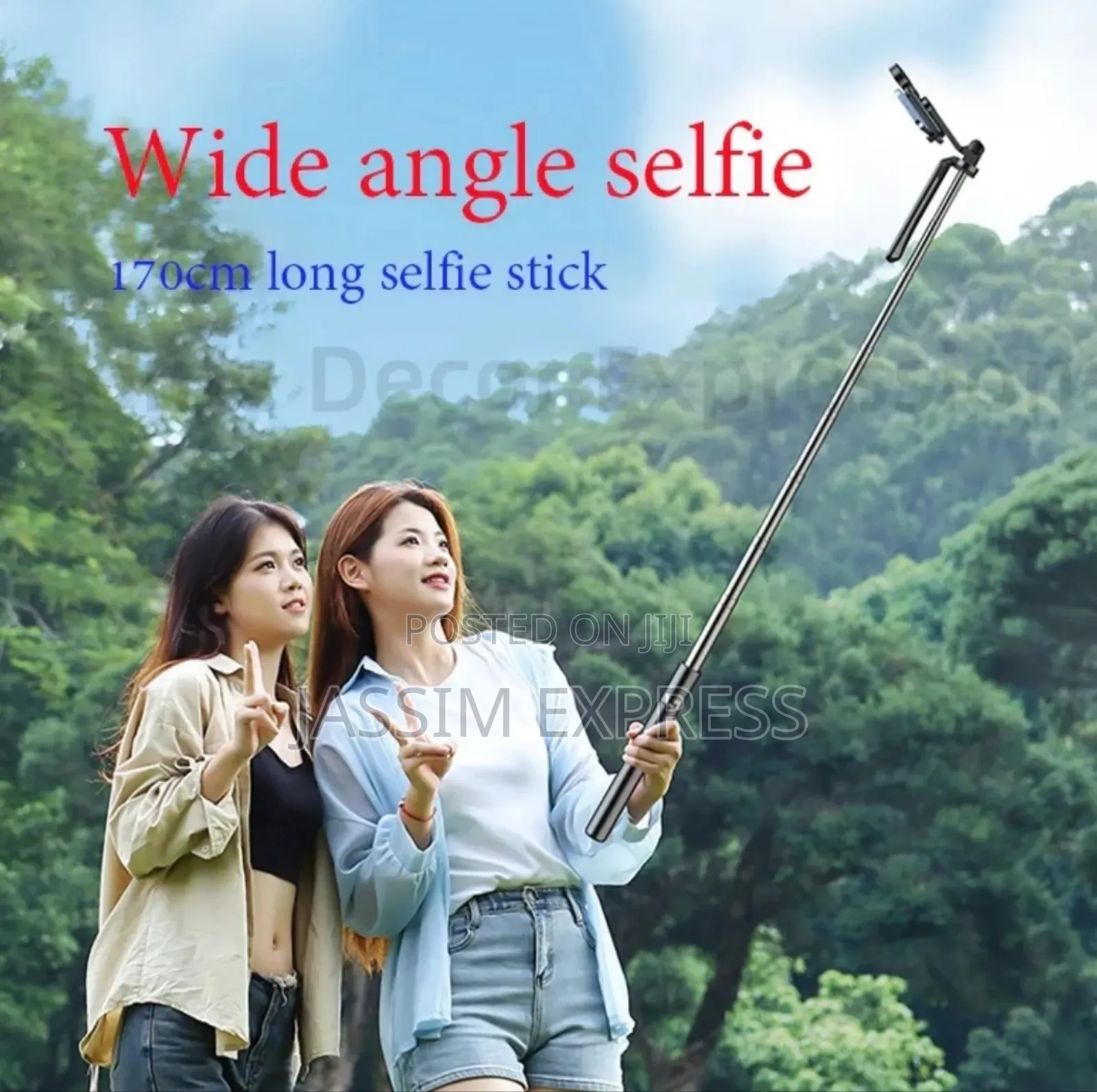 Selfie Stick Tripod 1.7m Adjustable Anti-Shake Stabilizer With Remote