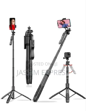 Photo - Selfie Stick Tripod 1.7m Adjustable Anti-Shake Stabilizer With Remote