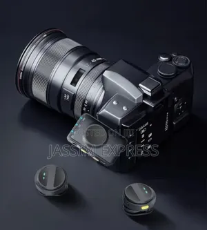 Wireless Lavalier Dual Microphone With Magnetic Clip For Phone Camera