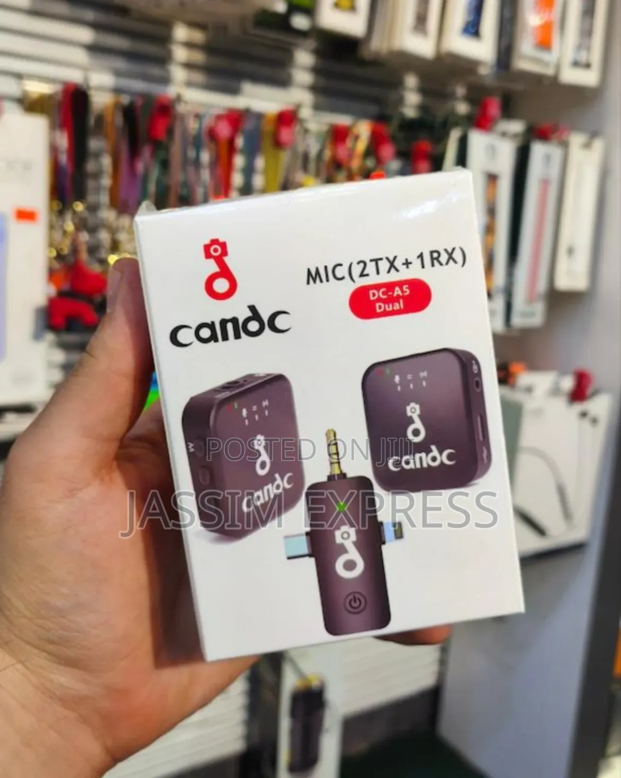 Original Candc Dual Wireless Microphone (Clear Radio , High-Quality )