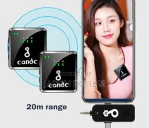 Original Candc Dual Wireless Microphone (Clear Radio , High-Quality )