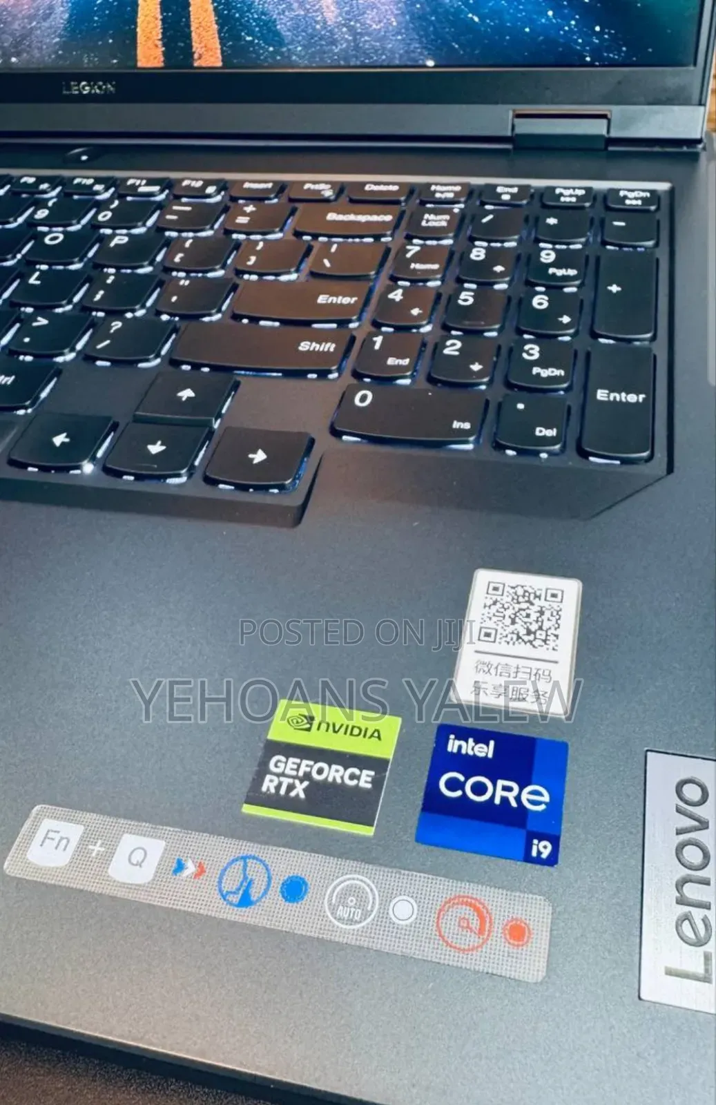 New Lenovo Legion Y7000P IRX9 Gaming Laptop 16GB Intel Core i9 SSD 1T