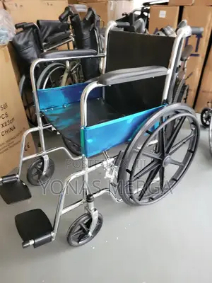 Wheelchair//‍Safe: It Is a Wheelchair for Seniors Finished in Steel