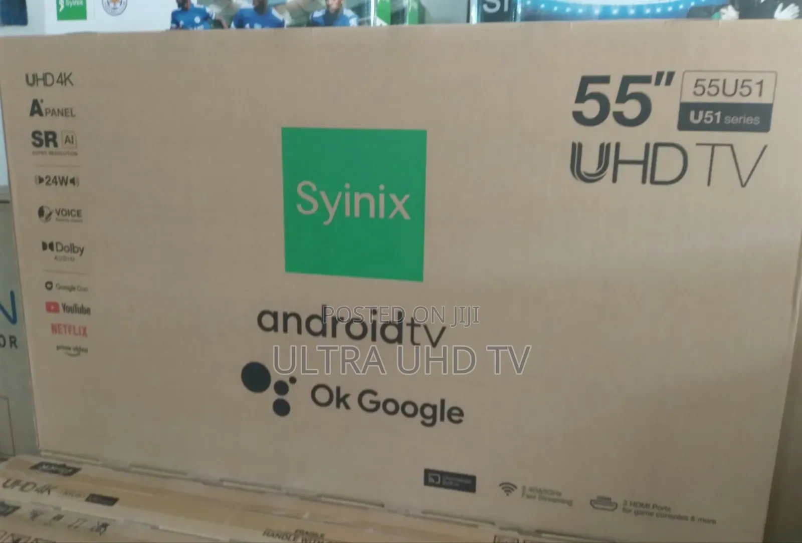 Syinix 55 Inch Smart Android Google Tv