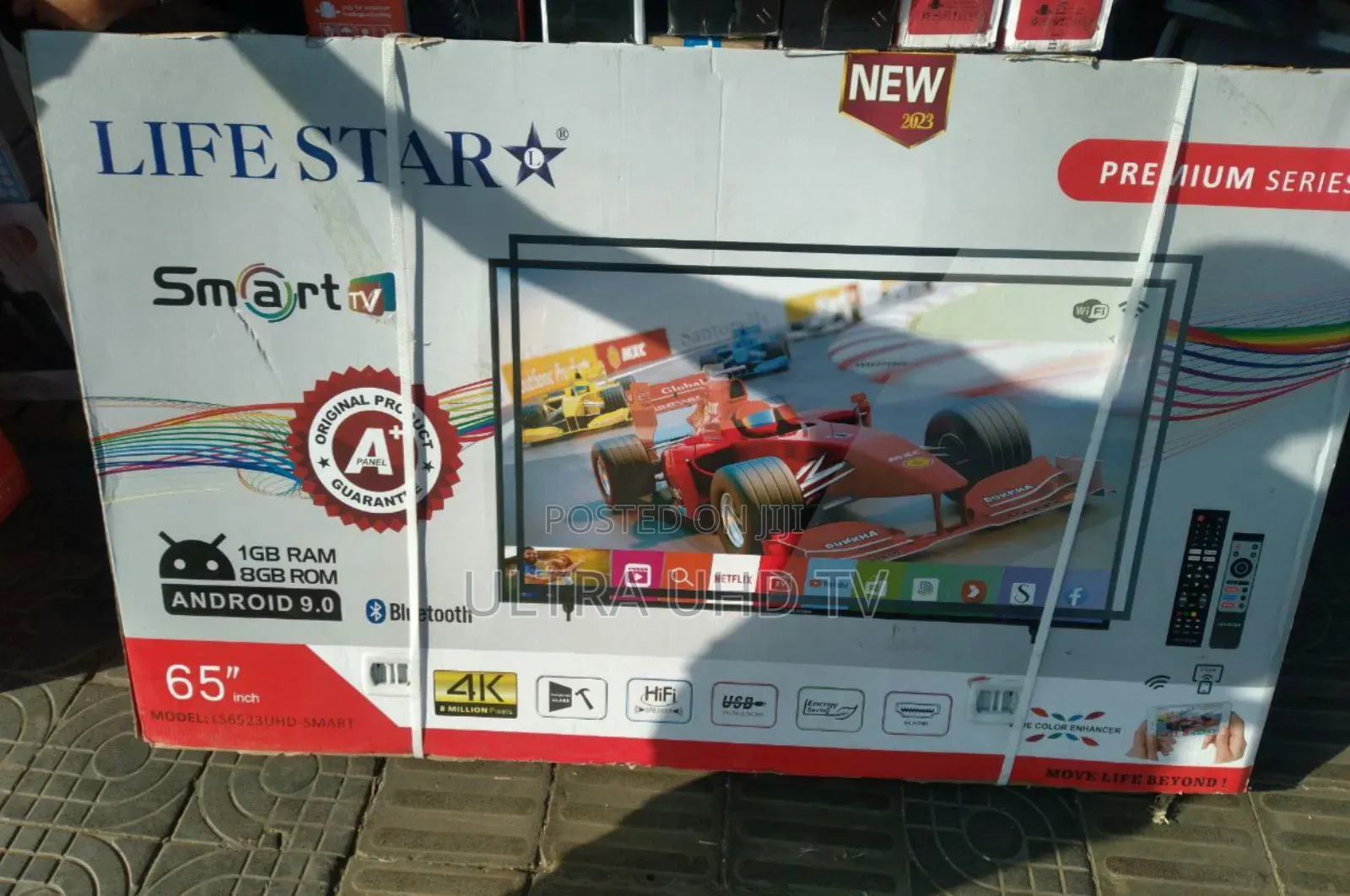 Life Star 65 Inch Smart Double Glass New