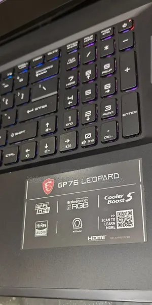 New Laptop MSI Pulse GL76 16GB Intel Core I7 SSD 1T