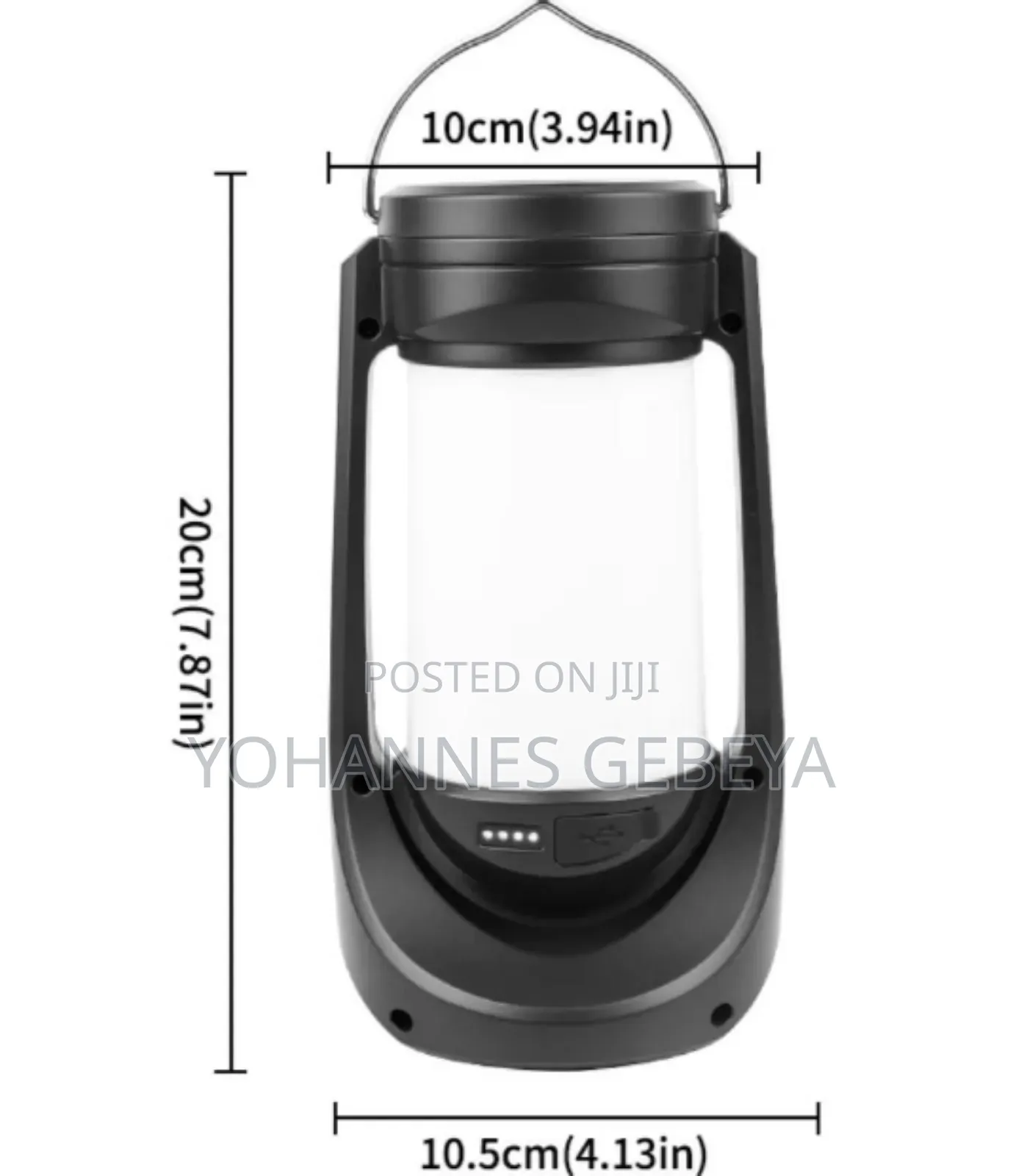 Flickering Solar Camping Light