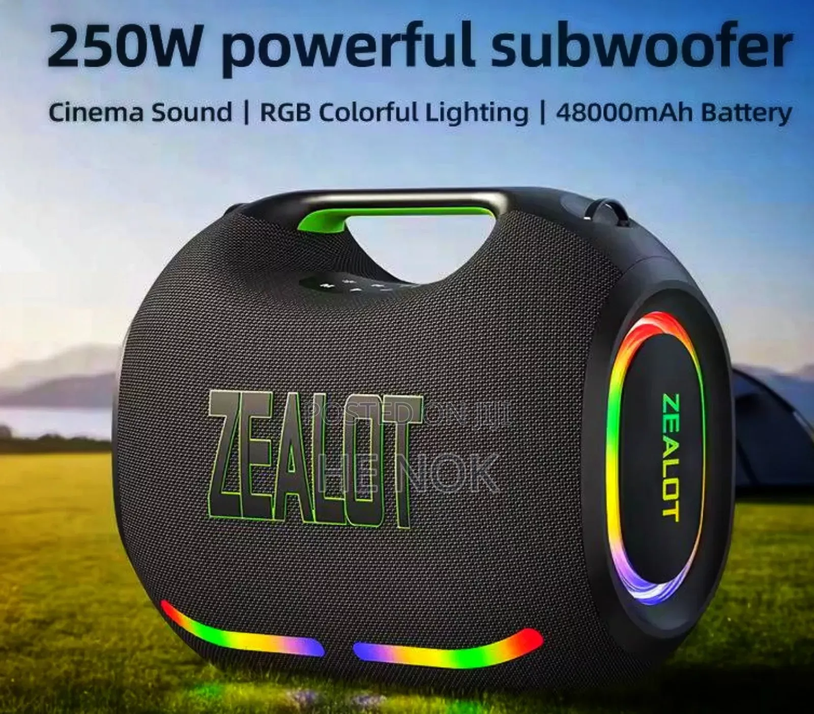 Zealot Ze-21 Speaker 250 Output Power Waterproof