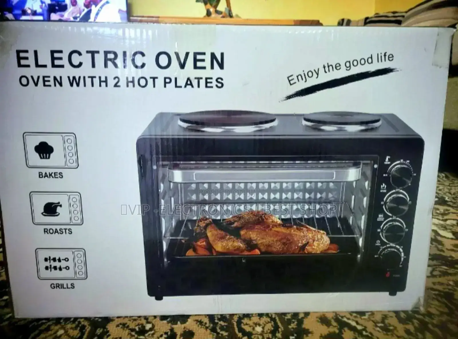 Electric Oven 2 Hot Plate