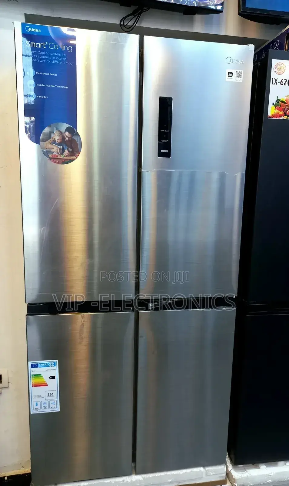 Midea Refrigerator 632 Side by Side 4door