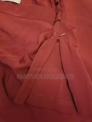 Worthington Woman's 1x Burgundy v-Neck Blouse Top With Sash