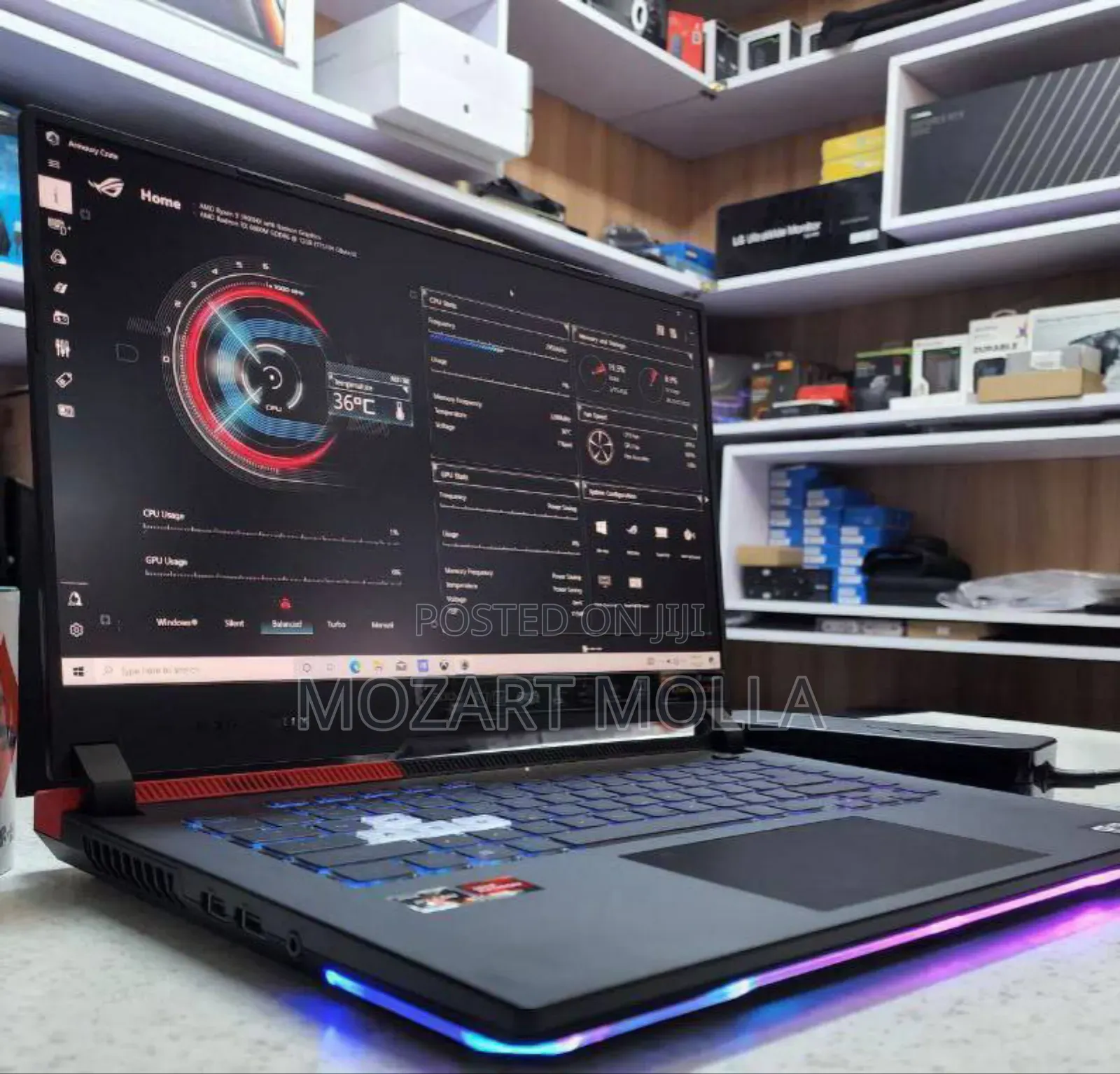 New Laptop Asus ROG Strix G15 16GB AMD Ryzen 9 SSD 512GB