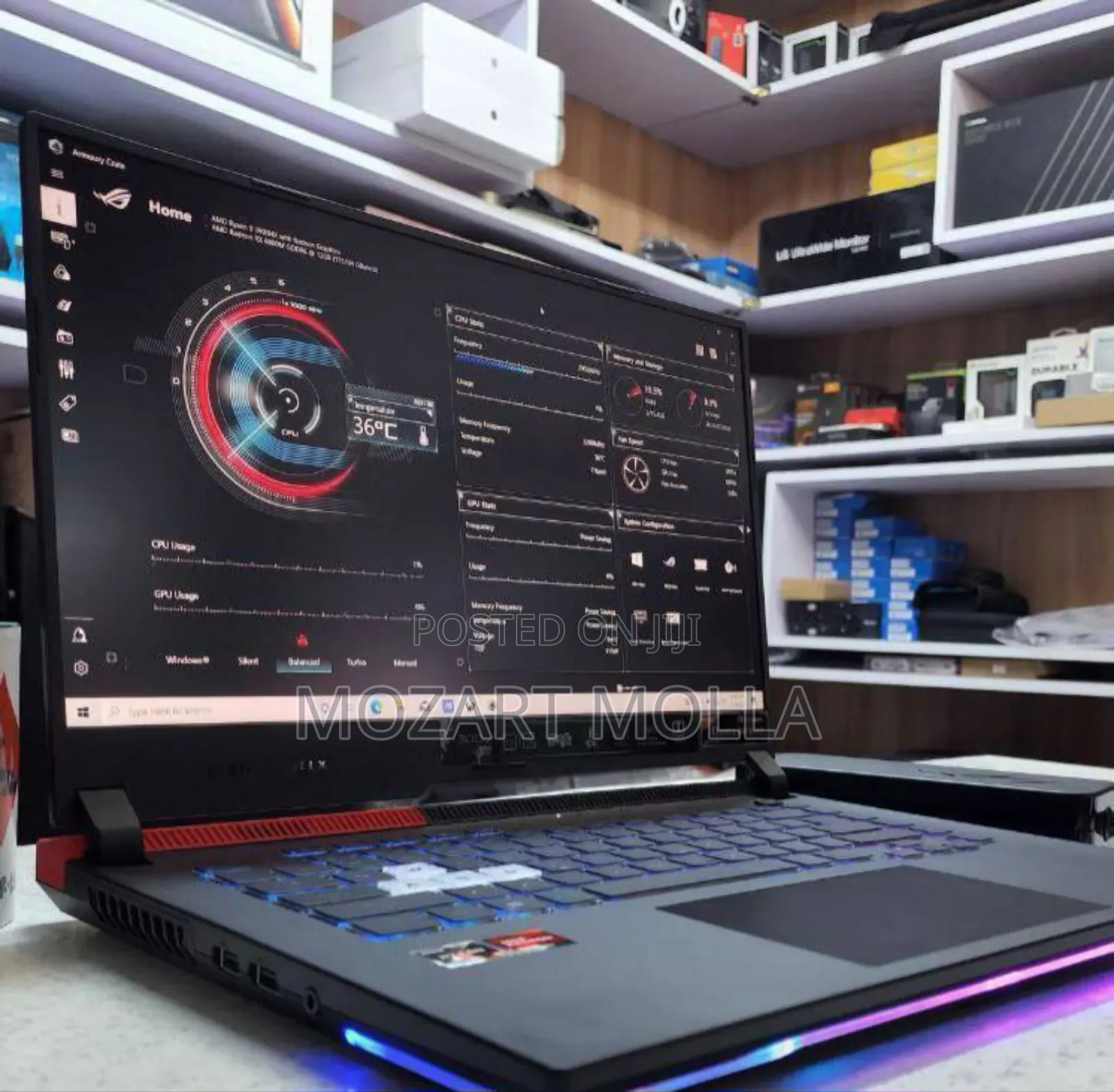 New Laptop Asus ROG Strix G15 16GB AMD Ryzen 9 SSD 512GB