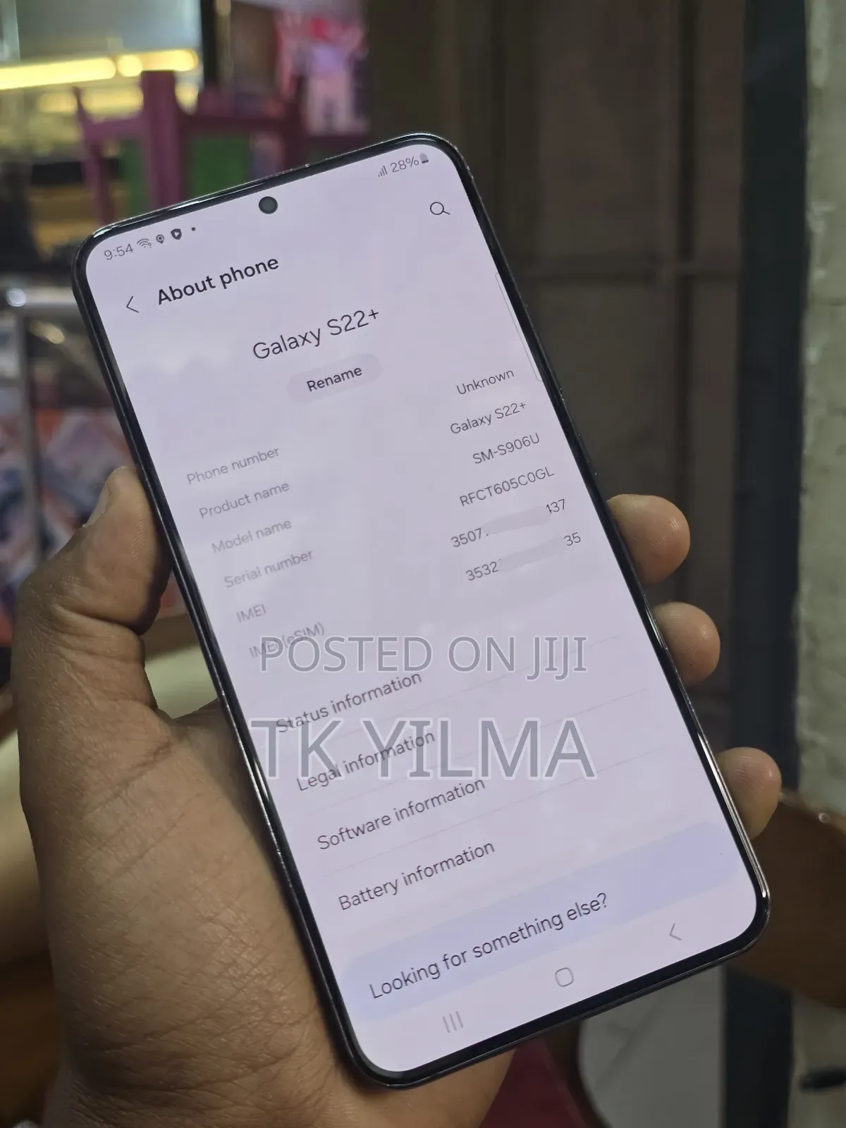 Samsung Galaxy S22+ 5G 128 GB Black