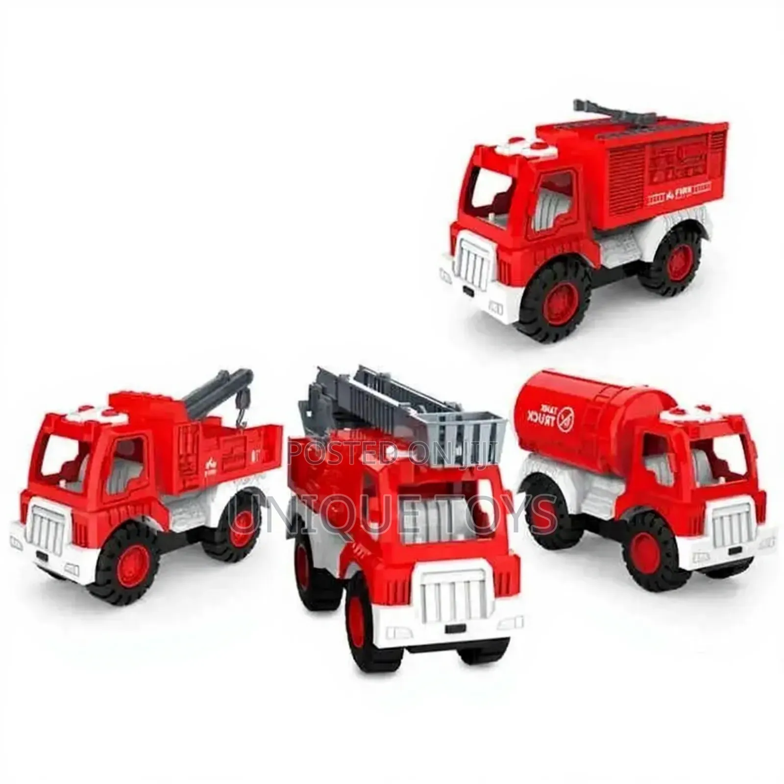 4-in-1 Metropolitan Fire Brigade Fire Truck Set