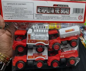 4-in-1 Metropolitan Fire Brigade Fire Truck Set