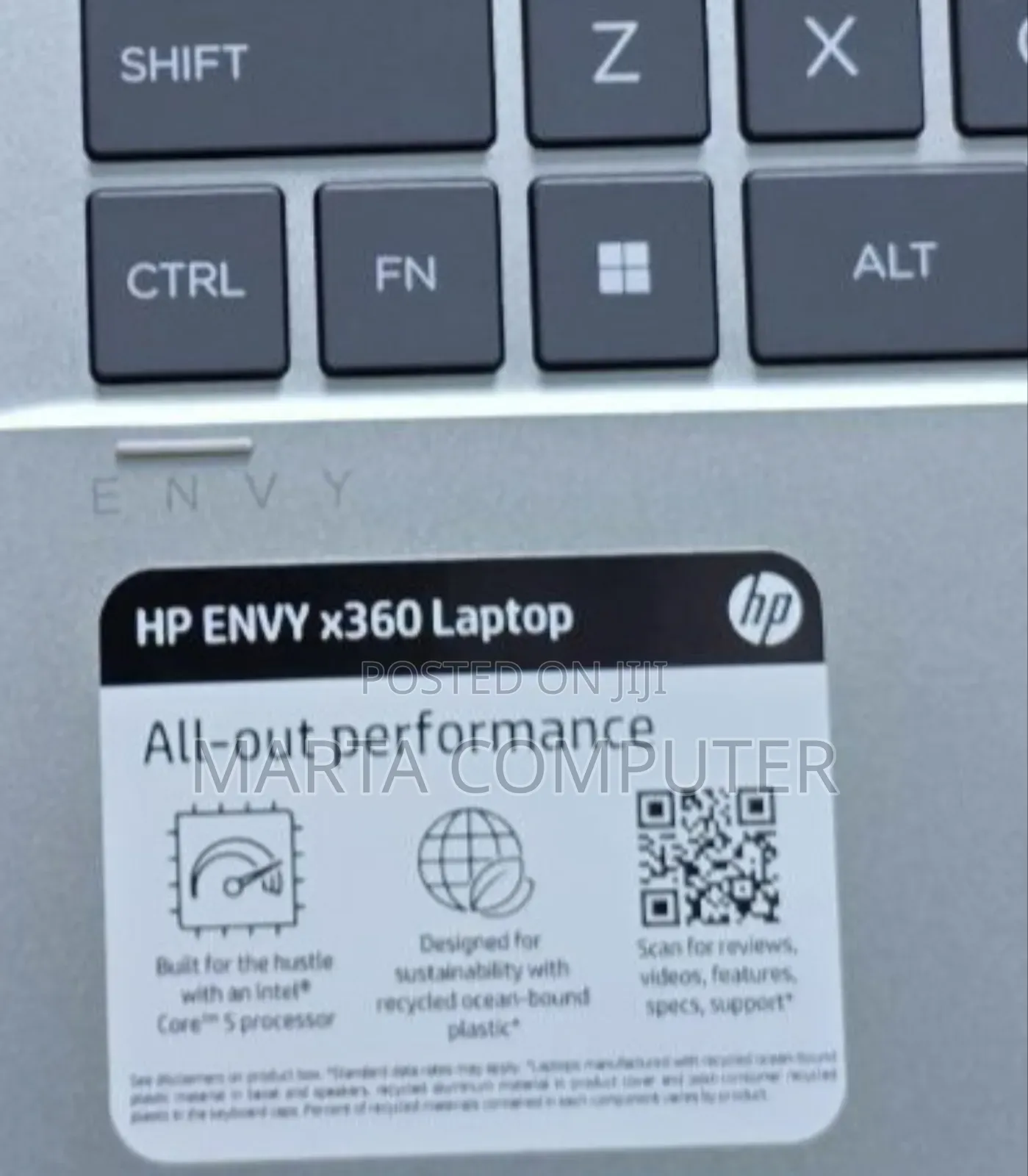 New Laptop HP Envy 13 8GB Intel Core I7 SSD 1T
