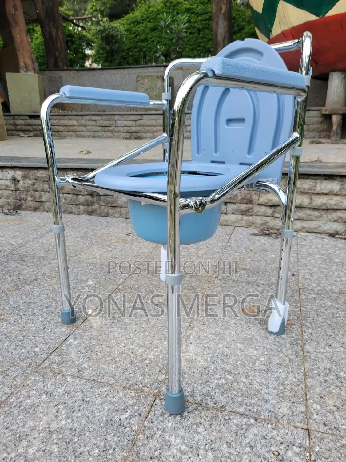 Mobile Toilet Seat務፰3 in 1 Commode: Comfortable Elongated Seat Perfect