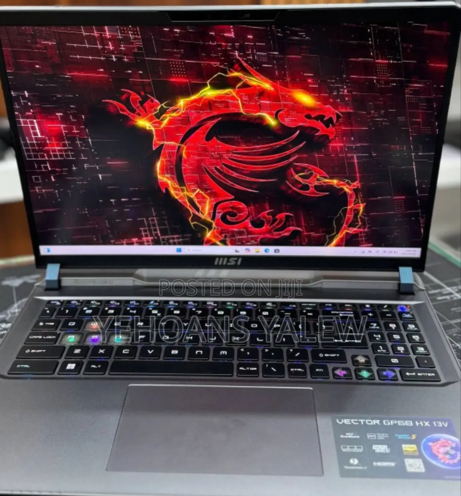 New Laptop MSI Vector GP68 HX 13V 16GB Intel Core I9 SSD 1T