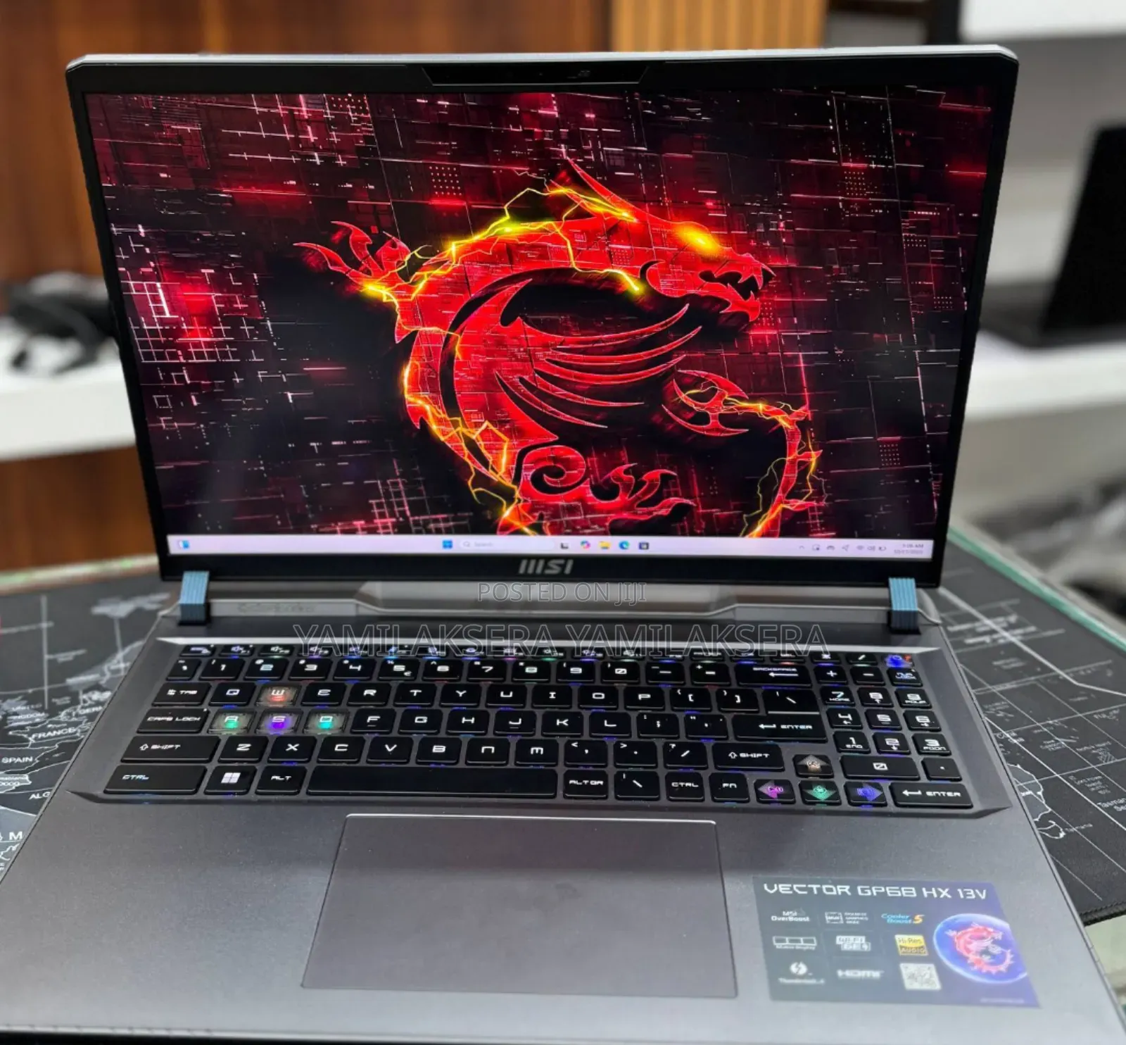 New Laptop MSI Vector GP68 HX 13V 16GB Intel Core I9 SSD 1T