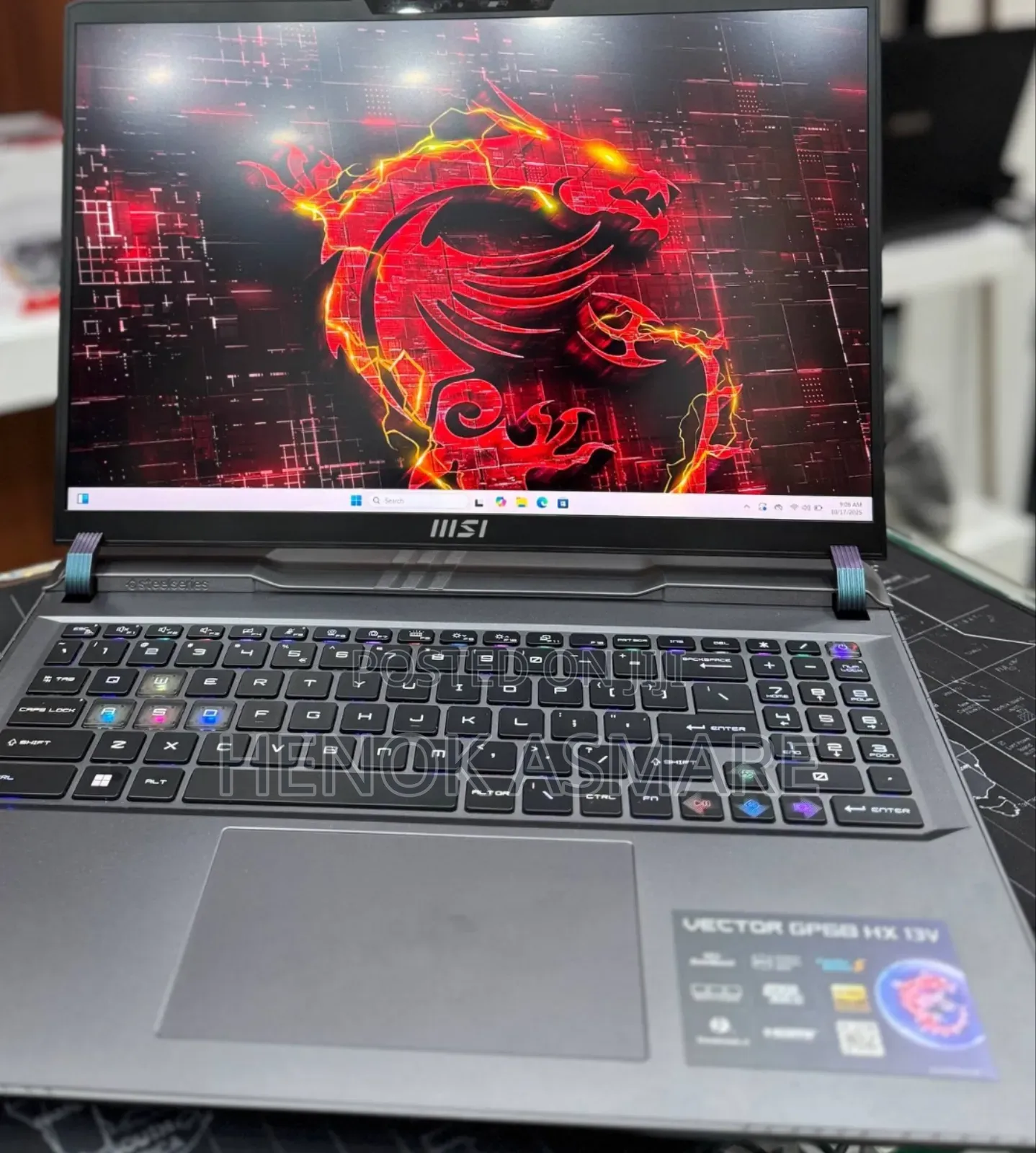 New Laptop MSI Vector GP68 HX 13V 16GB Intel Core I9 SSD 1T