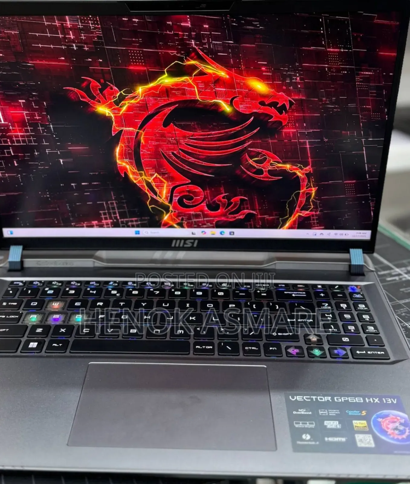 New Laptop MSI Vector GP68 HX 13V 16GB Intel Core I9 SSD 1T