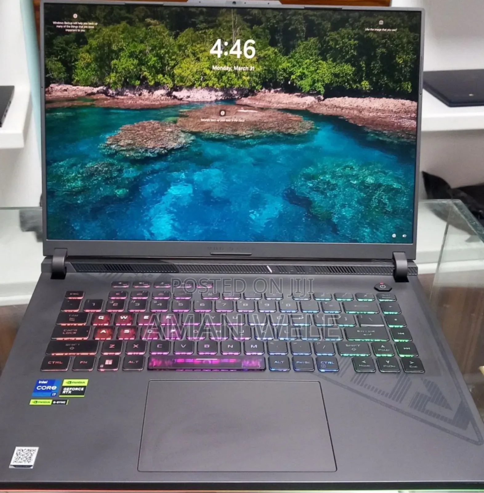 New Laptop Asus ROG Strix G16 G614 16GB Intel Core I7 SSD 1T