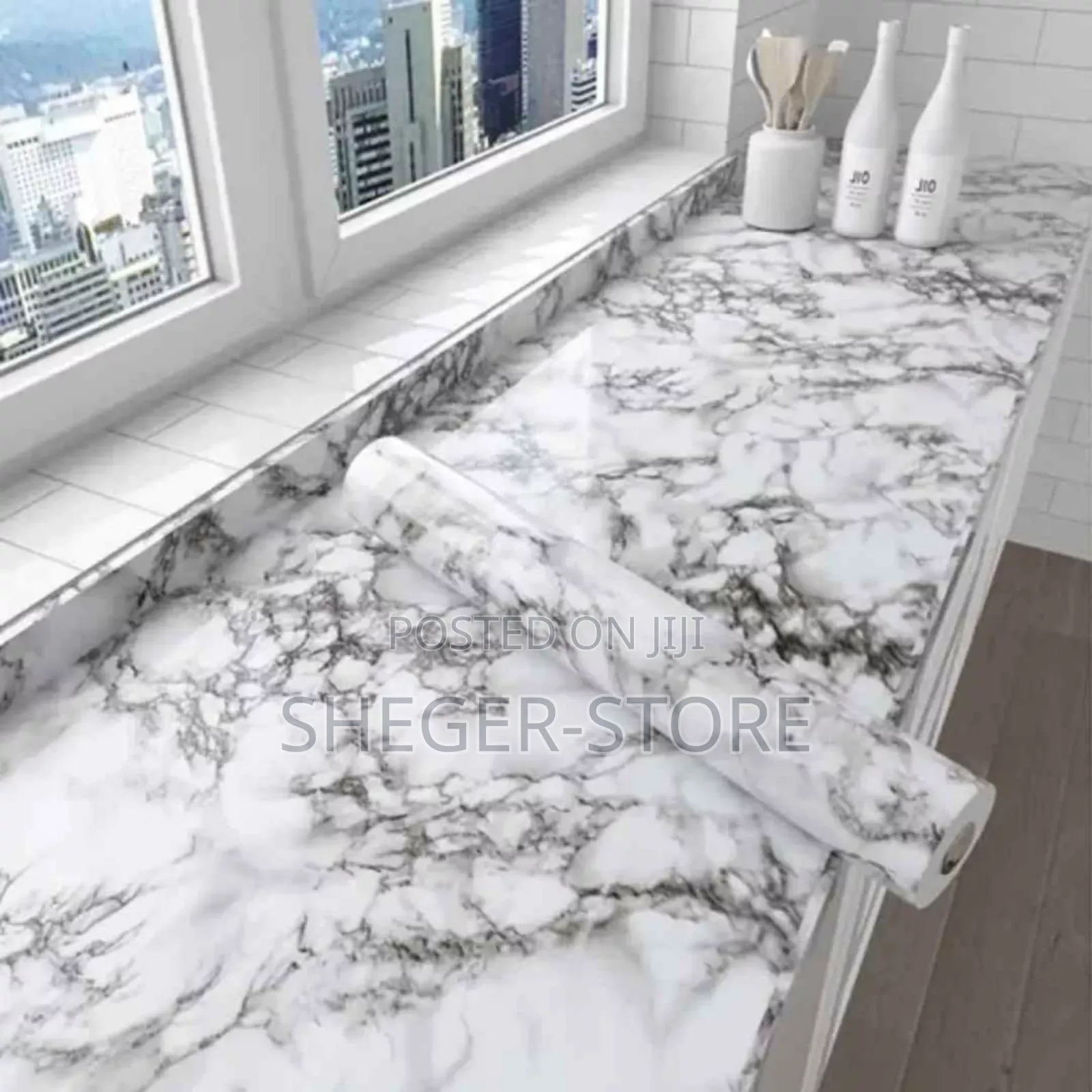 Orginal Marble Self Adhesive Sticker ውሃ፣ ዘይትና እሳት የሚቋቋም የራሱ መለጠፊያ ያለው