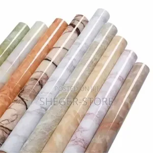 Orginal Marble Self Adhesive Sticker ውሃ፣ ዘይትና እሳት የሚቋቋም የራሱ መለጠፊያ ያለው