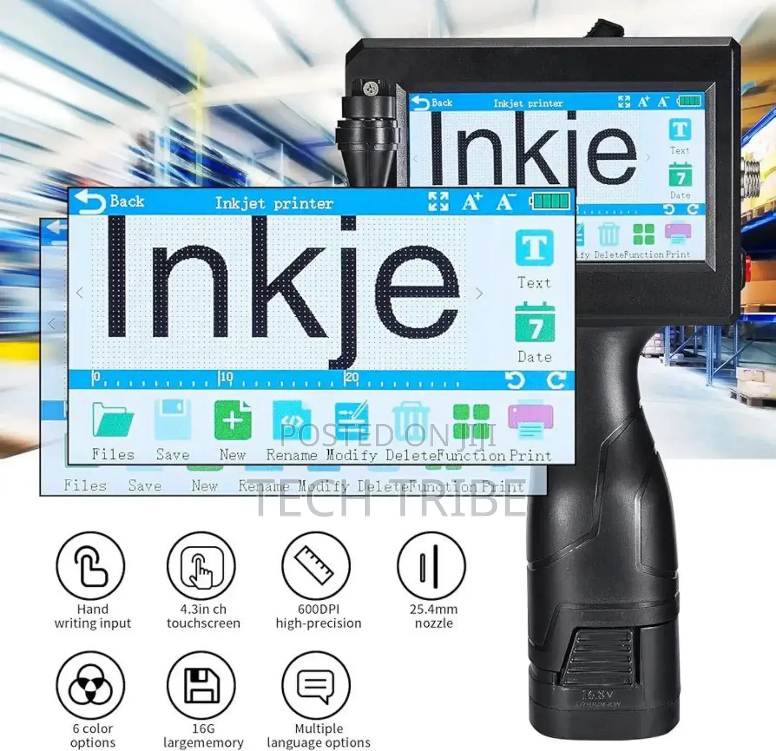 Handheld Inkjet Coder Mark Anything Anywhere Instantly!
