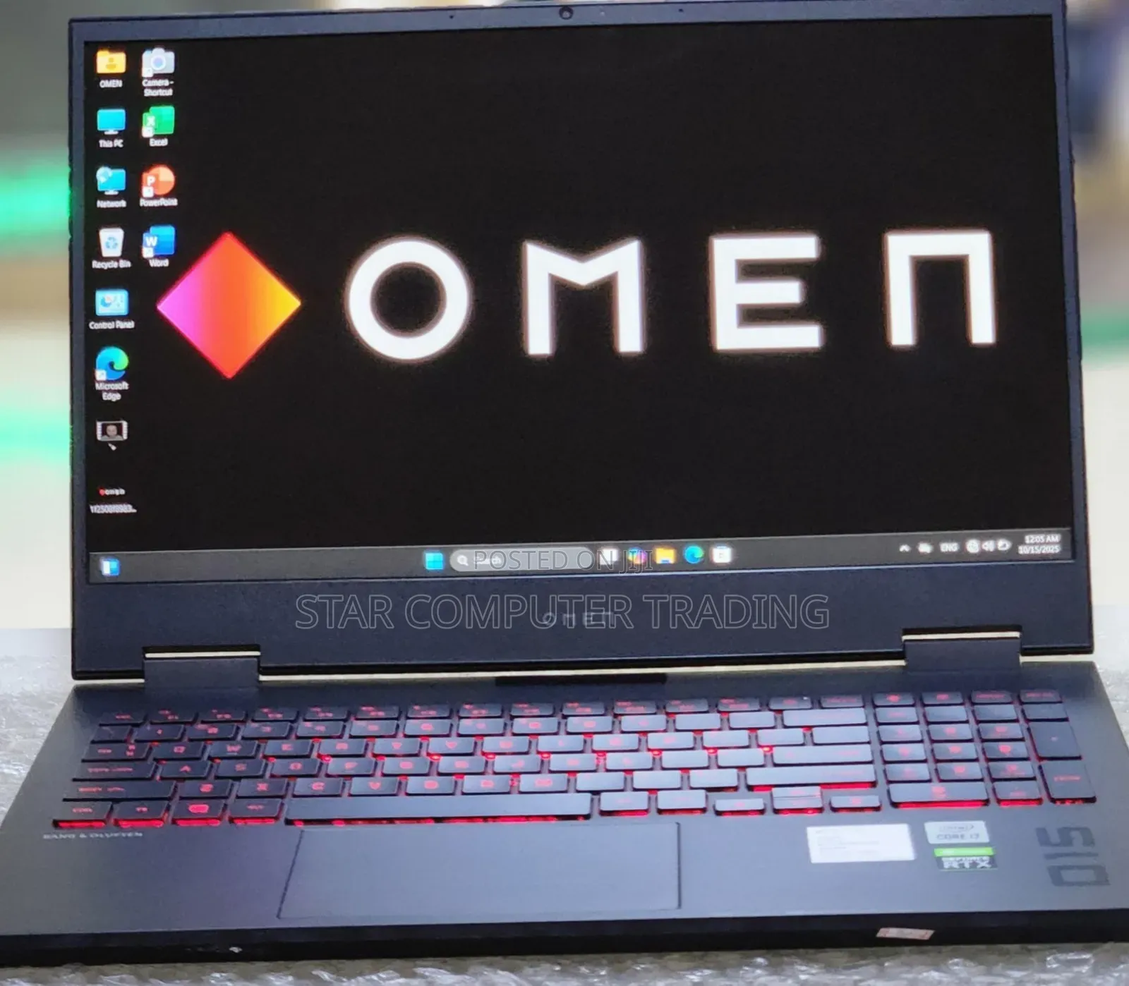 New Laptop HP Omen 15 16GB Intel Core I7 SSD 512GB