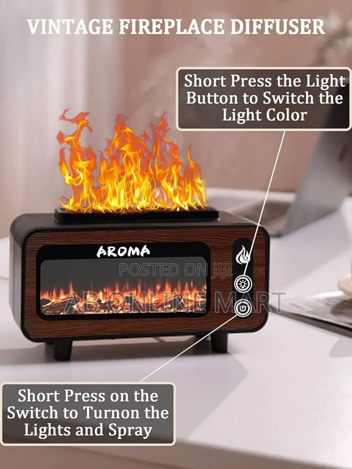 Vintage Fireplace Aroma Diffuser