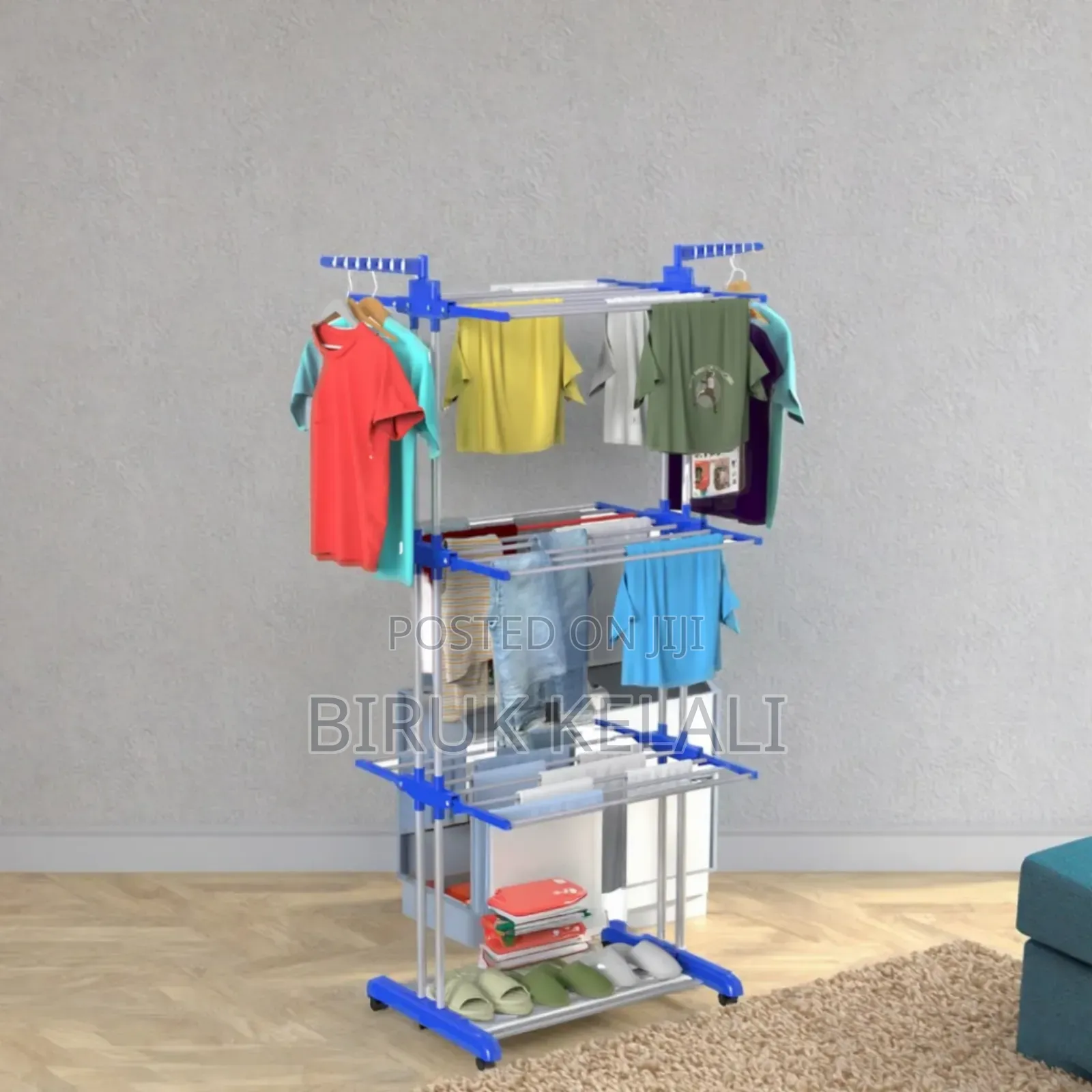 የልብስ ማስጫ በቤት ውስጥም ሆነ ከቤት ውጭ ልብሶችን ለማድረቅ እና ለመስቀል ተስማሚ የሆነ