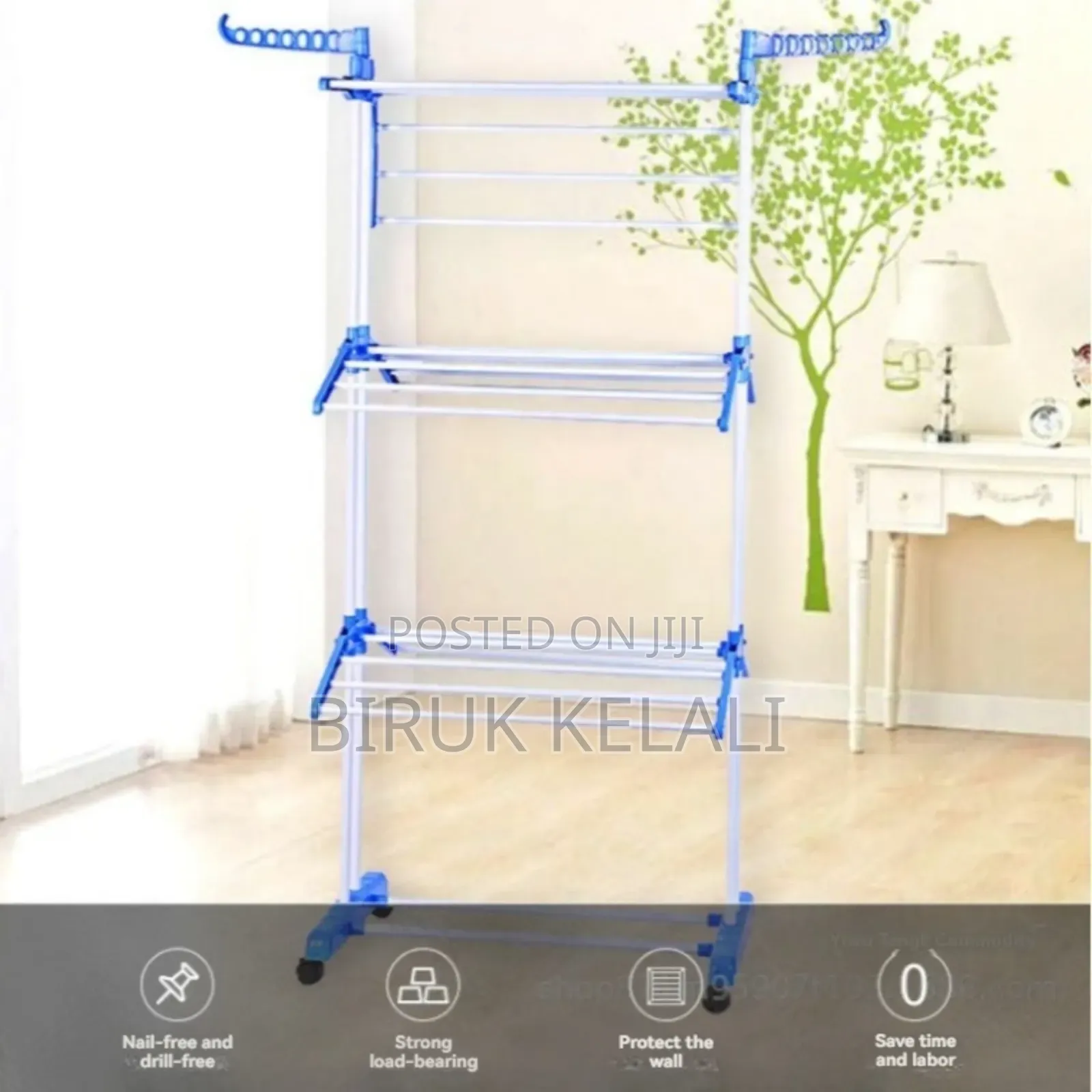 የልብስ ማስጫ በቤት ውስጥም ሆነ ከቤት ውጭ ልብሶችን ለማድረቅ እና ለመስቀል ተስማሚ የሆነ