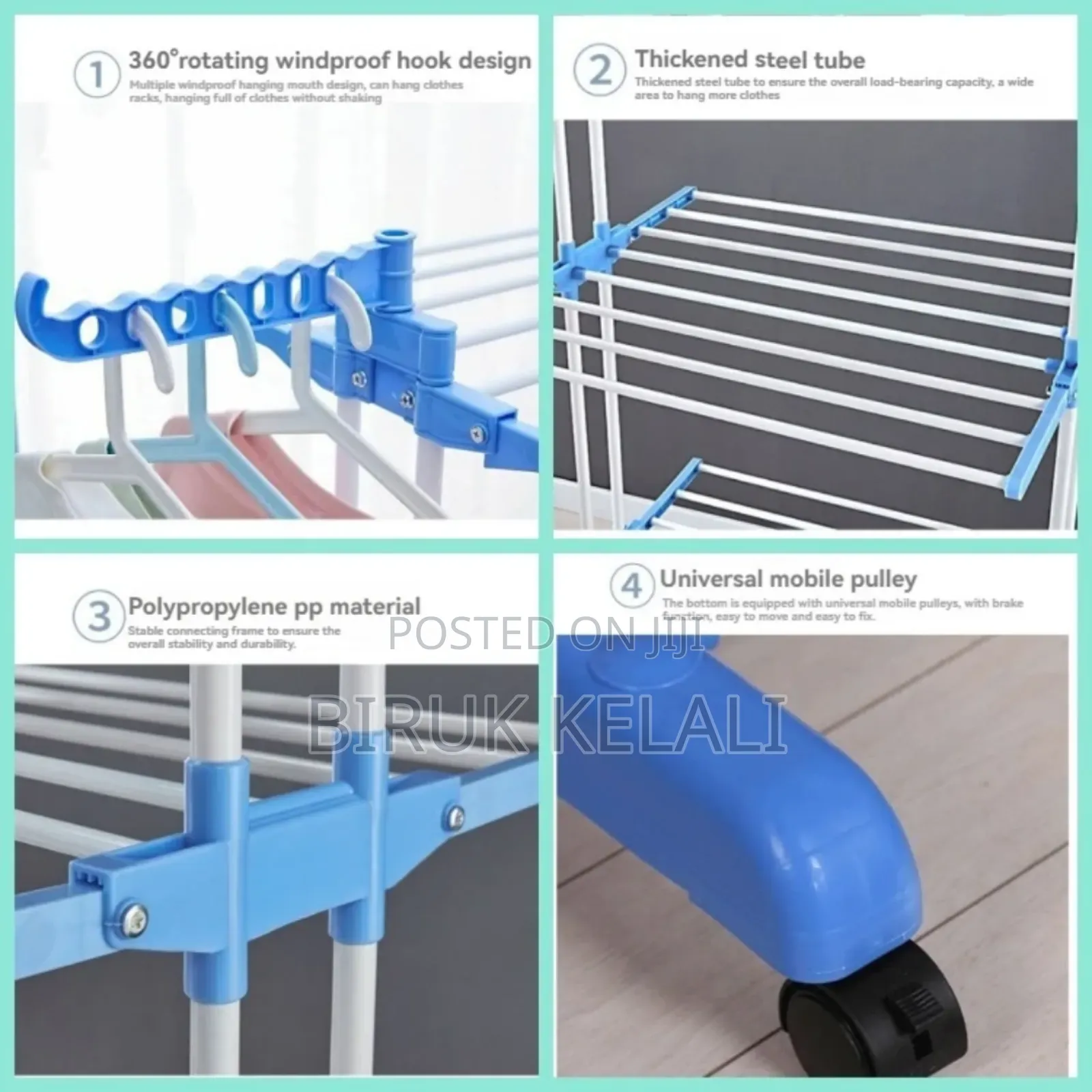 የልብስ ማስጫ በቤት ውስጥም ሆነ ከቤት ውጭ ልብሶችን ለማድረቅ እና ለመስቀል ተስማሚ የሆነ