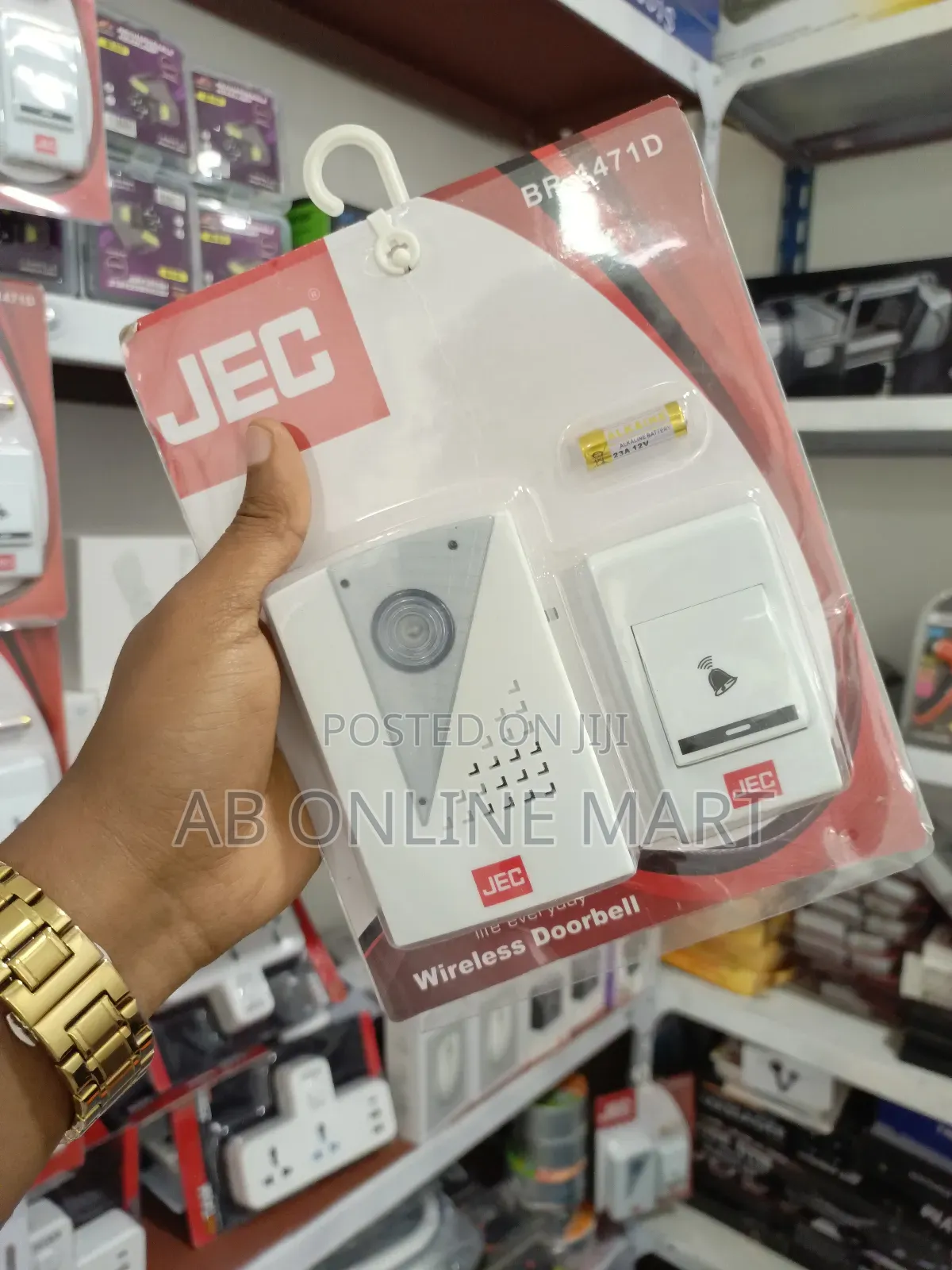 Jec Wireless Remote Control Doorbell