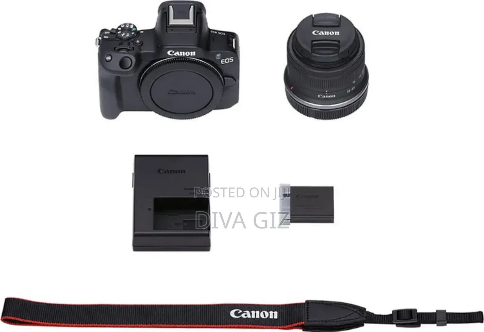 Canon Eos R50 Body Black + Lens Rf-S 18-45mm F4.5-6.3 Is STM Kit