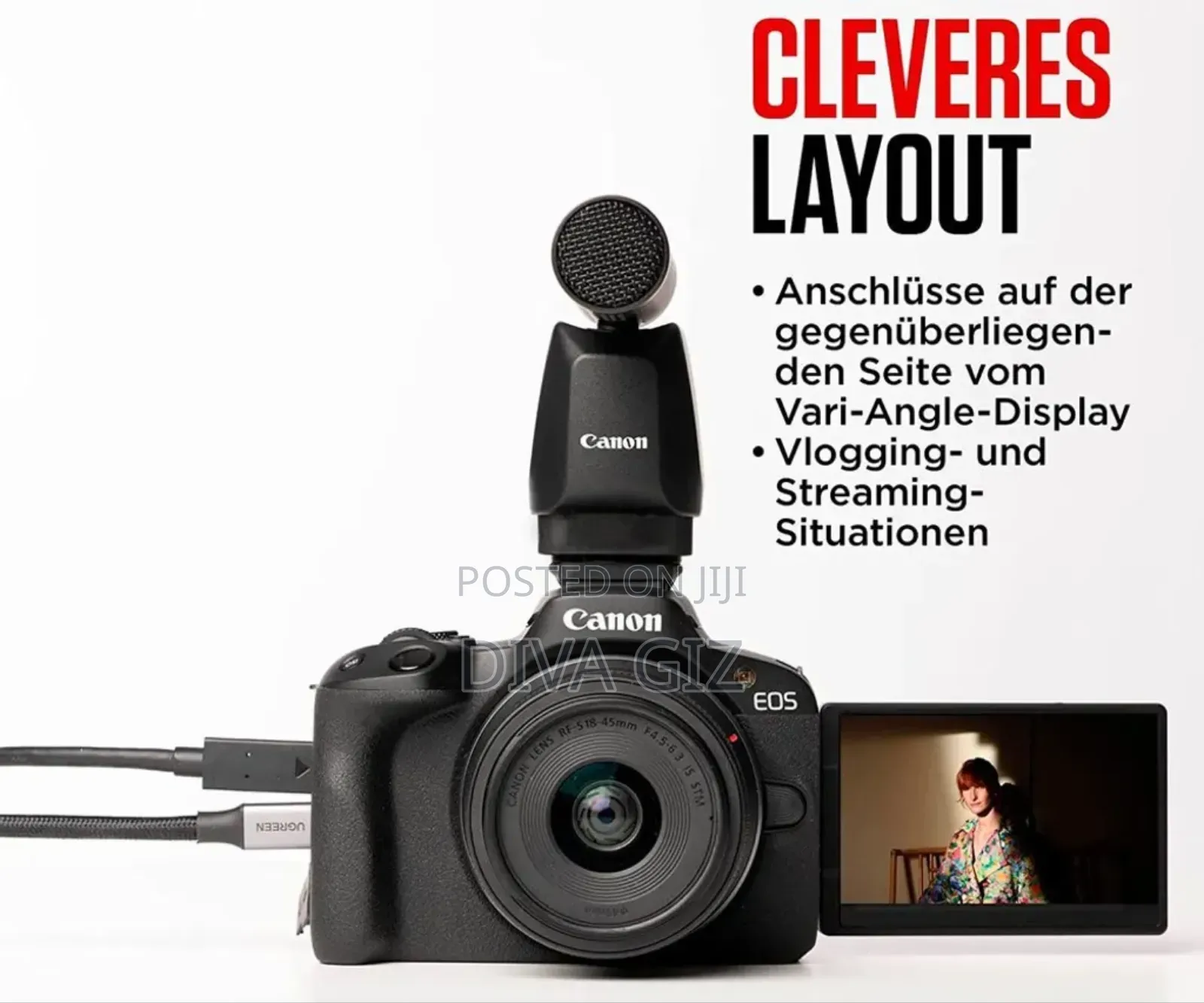 Canon Eos R50 Body Black + Lens Rf-S 18-45mm F4.5-6.3 Is STM Kit