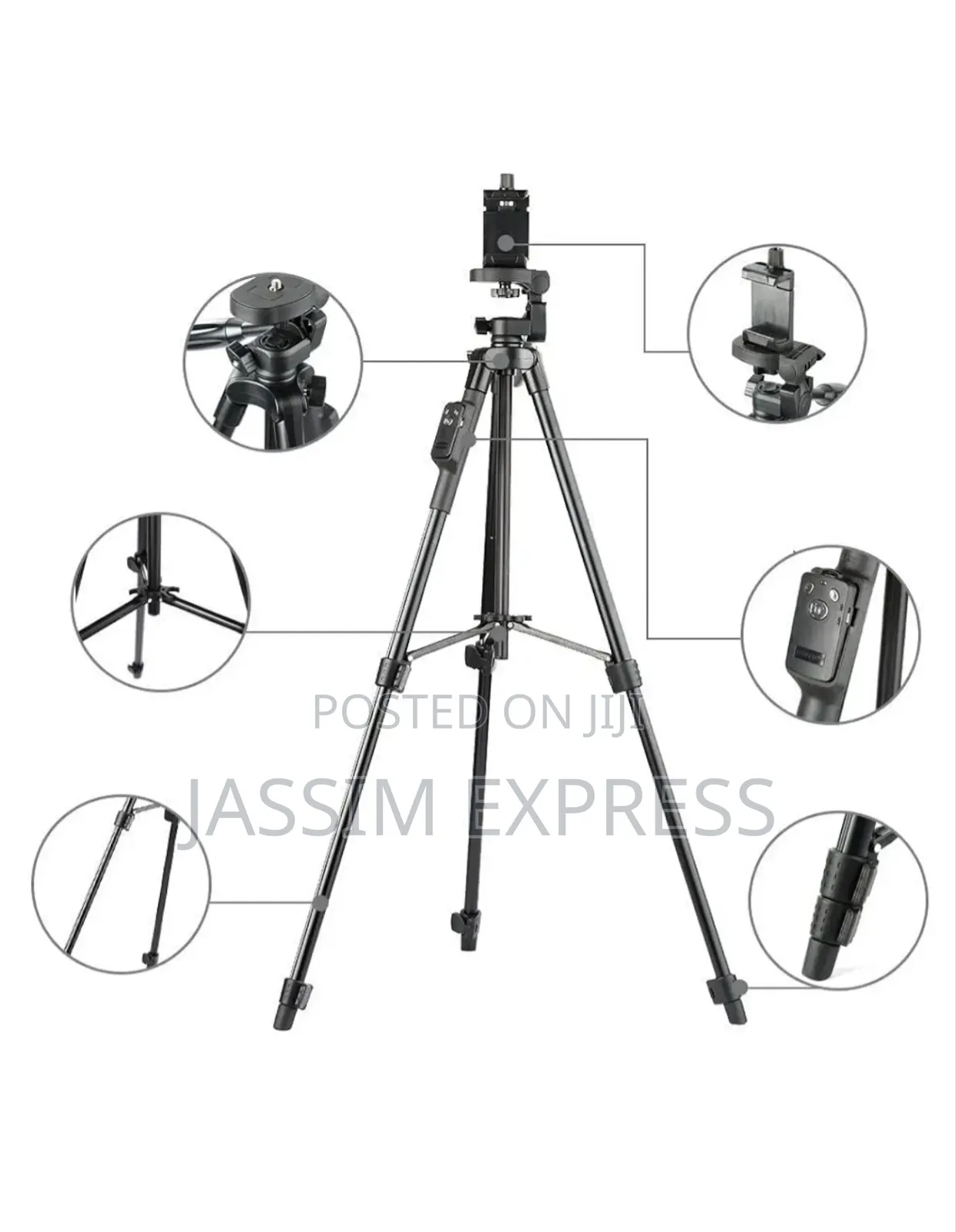 Lightweight and Portable Tripod for Camera DSLR Mobile Phone