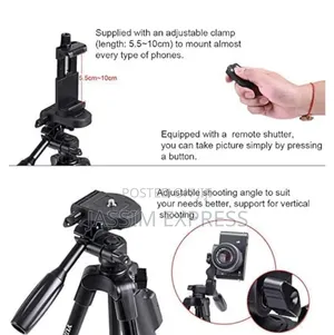 Lightweight and Portable Tripod for Camera DSLR Mobile Phone