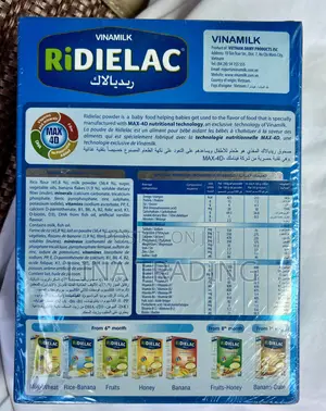 Ridielac Milk Rice With Banana Baby Food