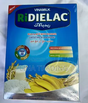 Photo - Ridielac Milk Rice With Banana Baby Food