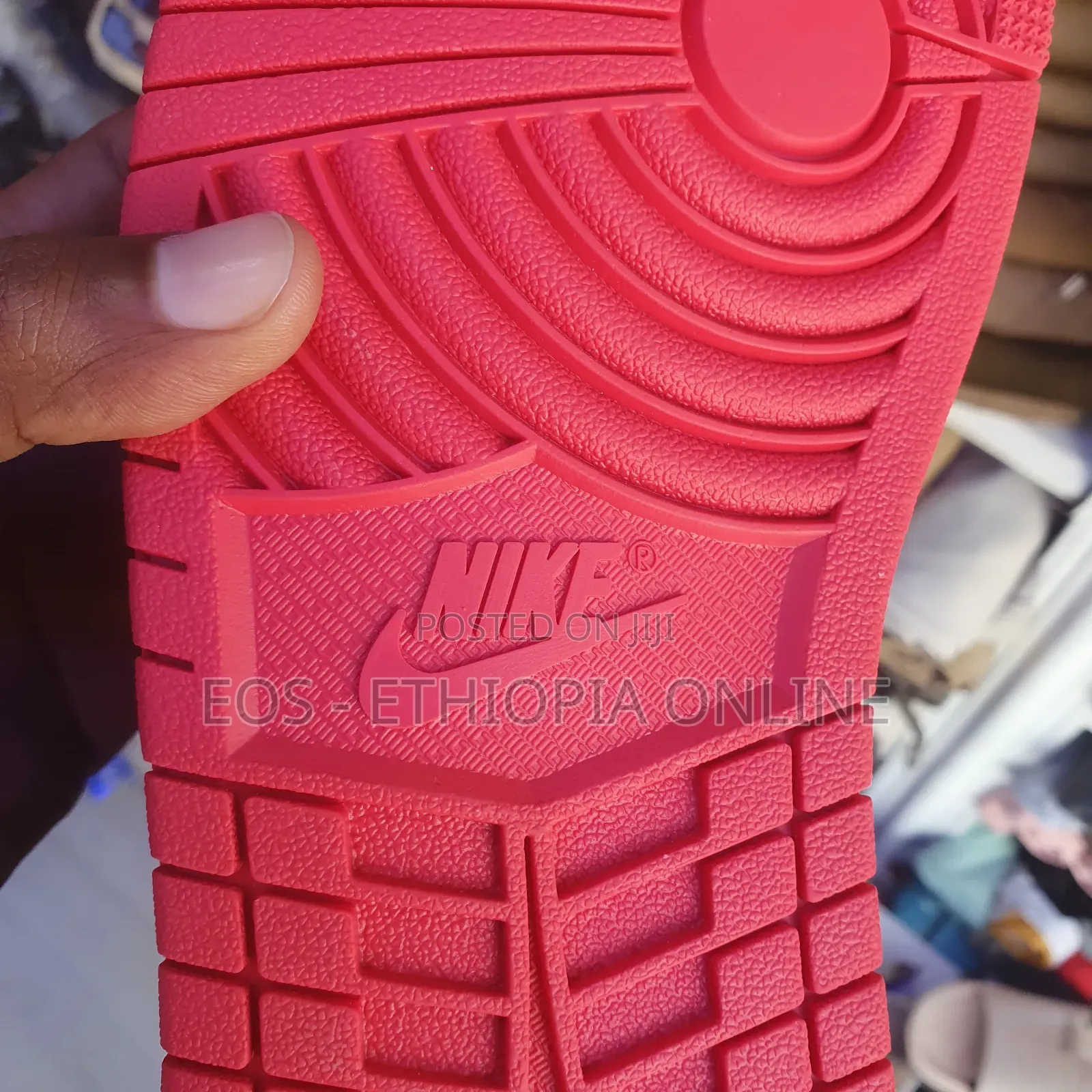 High Cut Jordan 1 Blue and Red Colors Sneakers [On Hand]